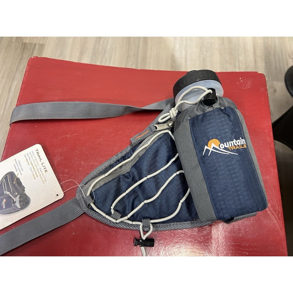 NEW Mountain Trails Shoulder Belt Running Jogging Hiking Water Bottle/Holder‎